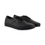 Mens Vans Authentic Leather Black/Black Lace Up Shoes