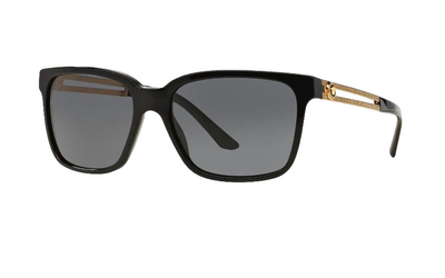 Mens Versace Sunglasses Ve4307 Black/ Grey Sunnies