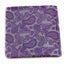 Mens Violet & Purple Paisley Silk Pocket Square