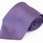Mens Violet Striped 10cm Classic Neck Tie