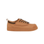 Mens Volley Safety Canvas Steel Toe Caps Work Lace Up Shoes - Tan/Gum