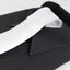 Mens White 8cm Plain Neck Tie