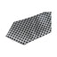 Mens White & Black Small Polka Dot 5cm Skinny Neck Tie