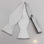 Mens White Self Tie Bow Tie
