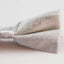 Mens White Sparkly Glitter Patterned Bow Tie