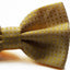 Mens Yellow Polka Dot Patterned Bow Tie