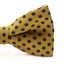Mens Yellow, Red & Navy Flower Pattern Bow Tie