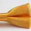 Mens Yellow Sparkly Glitter Patterned Bow Tie