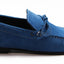 Mens Zasel Bay Blue Leather Casual Boat Deck Loafers Sneakers Shoes