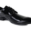 Mens Zasel Bond Patent Black Shiny Leather Lace Up Shoes