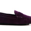 Mens Zasel Breeze Slip On Dark Purple Suede Boat Shoes