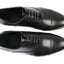 Mens Zasel Danny Black Leather Lace Up Shoes