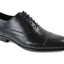 Mens Zasel Danny Black Leather Lace Up Shoes