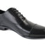 Mens Zasel Danny Black Leather Lace Up Shoes