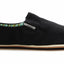 Mens Zasel Day Black Canvas Casual Slip On Shoes