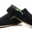 Mens Zasel Day Black Canvas Casual Slip On Shoes