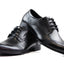 Mens Zasel Peter Black Leather Lace Up Shoes