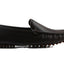 Mens Zasel Summer Leather Shoes Dark Brown Casual Slip On Boat Deck Loafers