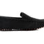 Mens Zasel Summer Slip On Dark Grey Suede Boat Shoes