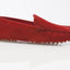 Mens Zasel Summer Slip On Red Suede Boat Shoes