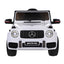 Mercedes-Benz Kids Ride On Car Electric AMG G63 Licensed Remote Cars 12V White