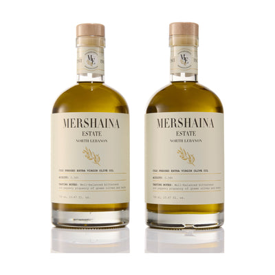 Mershaina First Harvest Extra Virgin Olive Oil - 700ml (Pair)