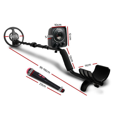 Metal Detector 160MM Deep Sensitive Water Resistant Pinpointer Treasure Hunter