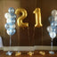 Milestone Birthday Foil Helium Party Deco Gold Silver 18 21 30 40 50 Large 40''