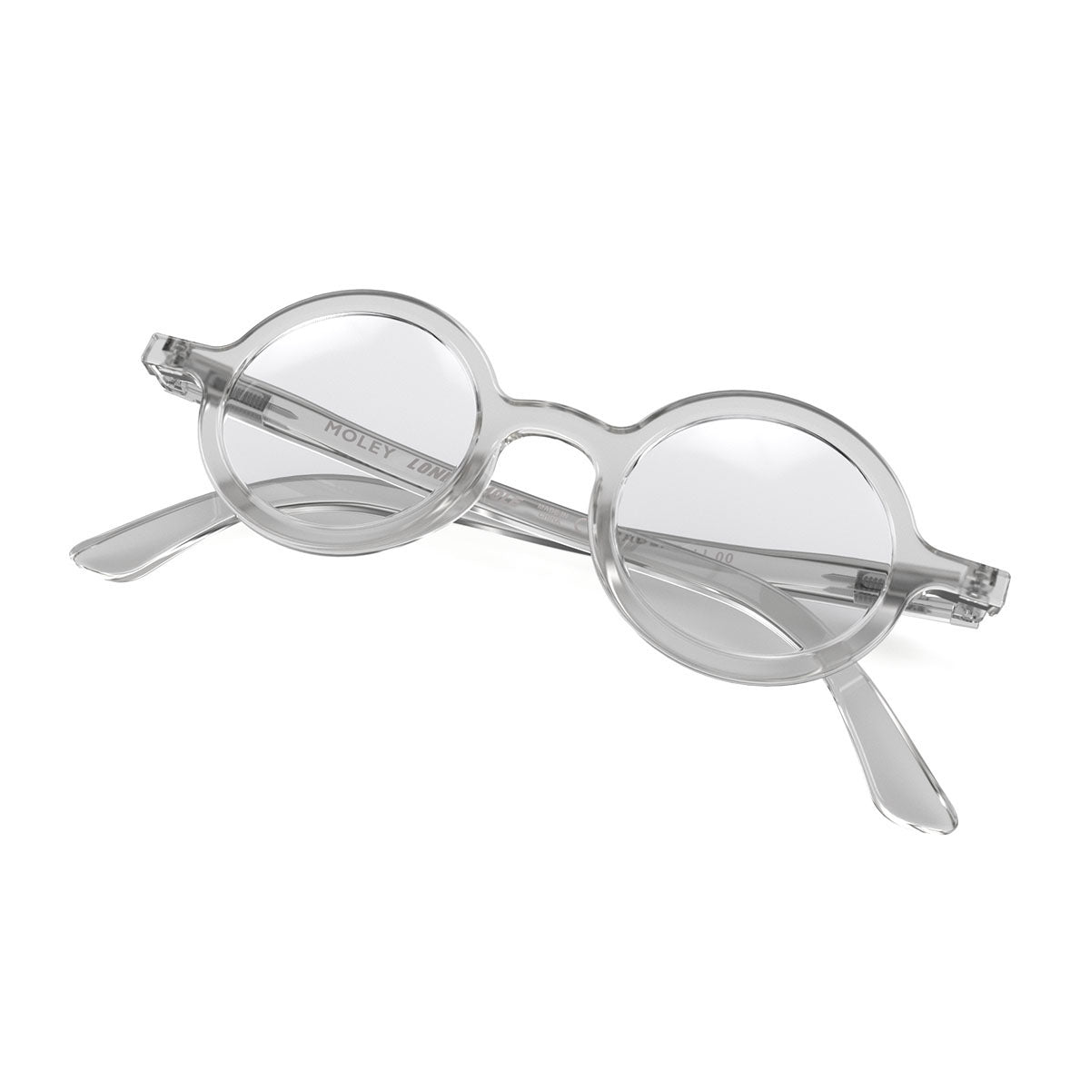 London Mole Moley Blue Blocker Glasses Transparent