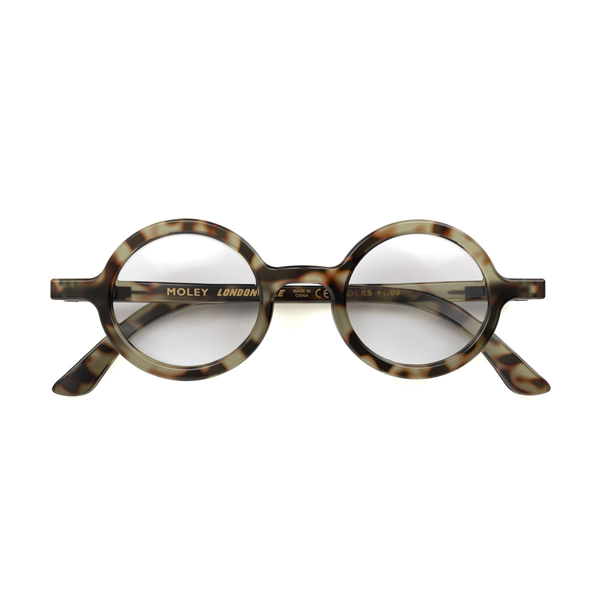 London Mole Moley Blue Blocker Glasses Gloss Grey Tortoise Shell