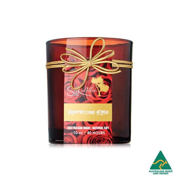 Moroccan Rose - Amber Natural Soy Candle