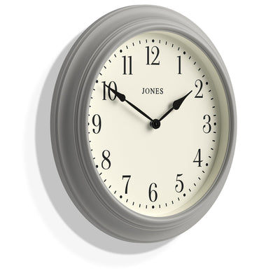 Newgate Jones Supper Club Clock Cloud Grey