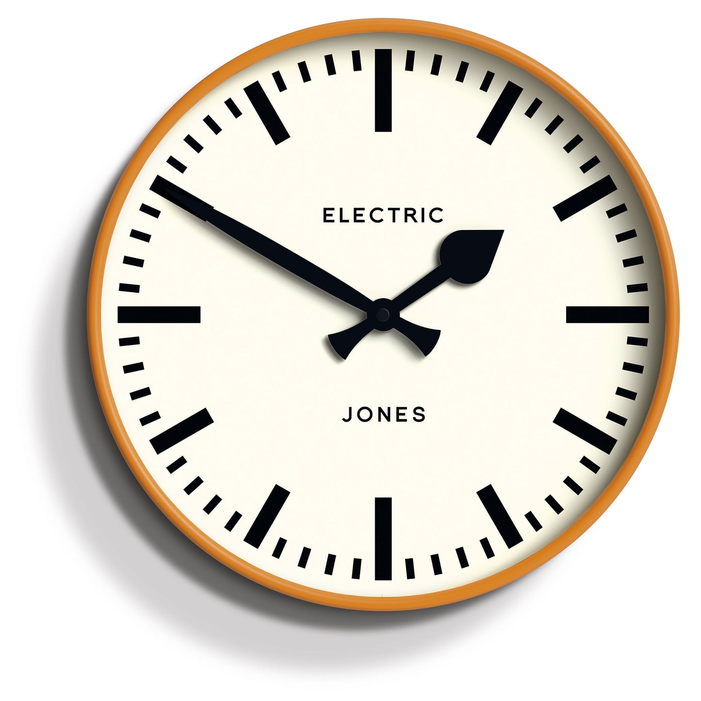 Newgate Jones Railway Wall Clock Orange