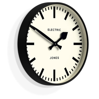 Newgate Jones Railway Wall Clock Black