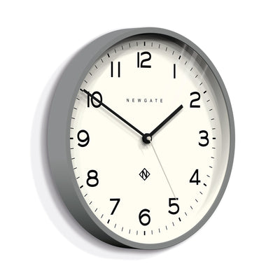 Newgate Number Three Echo Clock Silicone Grey