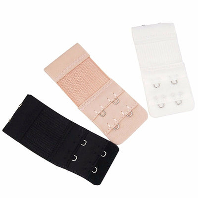 New 2 Hooks Ladies Bra Extender Clip On Strap Women Bra Extension Nude Maternity
