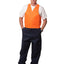 New Mens High Visibility Two Tone Action Back Overall Workwear Pre Shrunk New