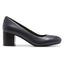 New Womens Hush Puppies Belarus Navy Blue Work Dress Heels Shoes