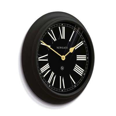 Newgate Chocolate Shop Wall Clock Silicone Cave Black