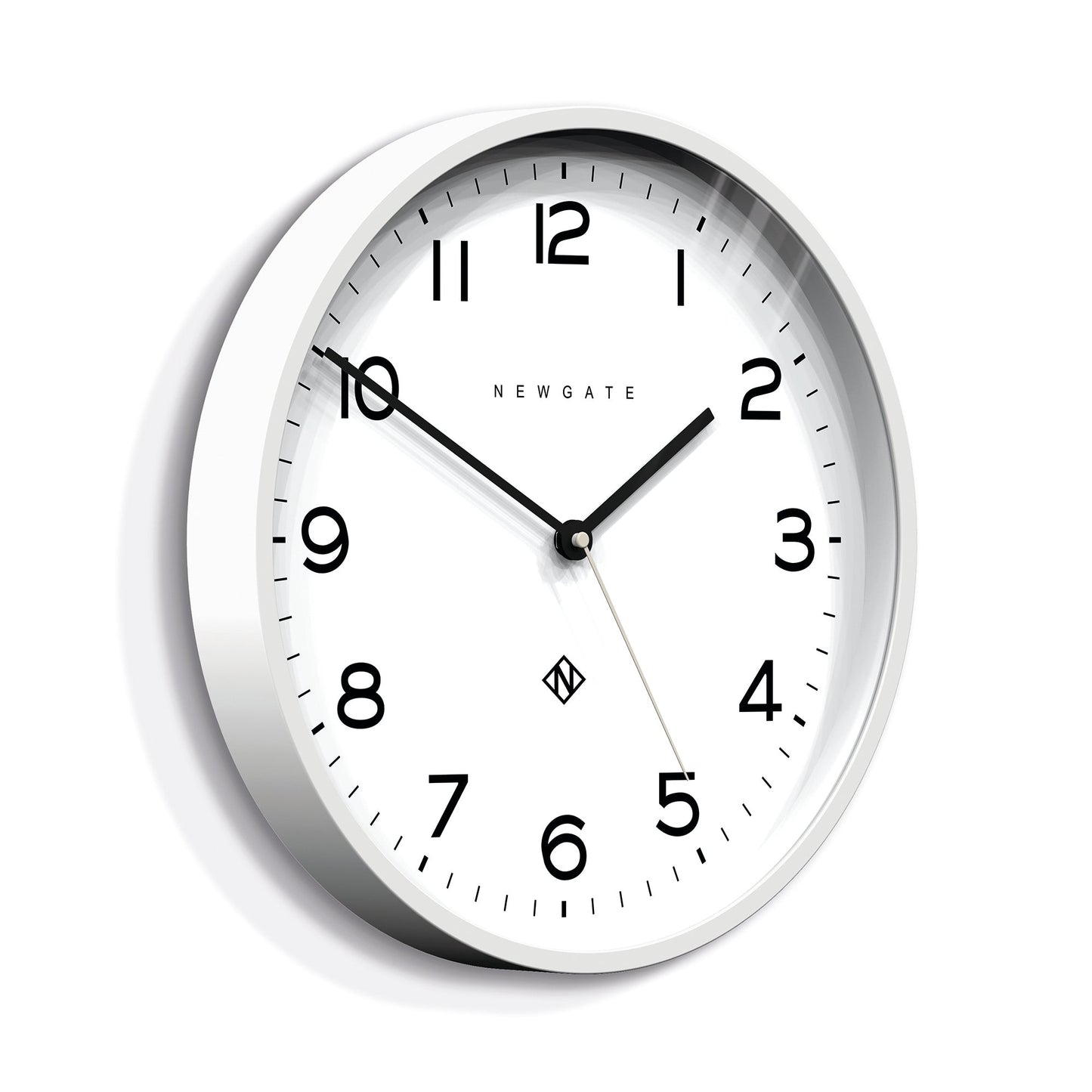 Newgate Number Three Echo Clock Silicone White