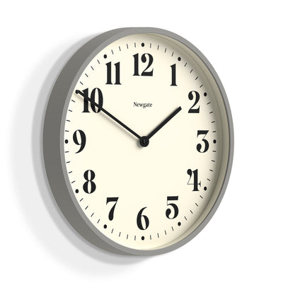 Newgate Number Two Wall Clock Matte Posh Grey