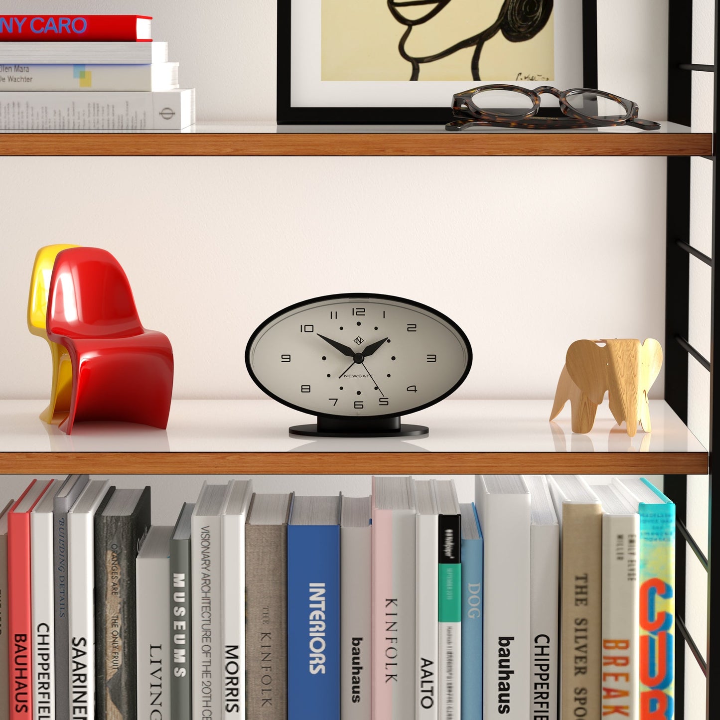 Newgate Ronnie Alarm Clock Black