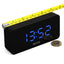 Newgate Space Hotel Hypertron Alarm Clock Black Case - Black Lens - Blue Led