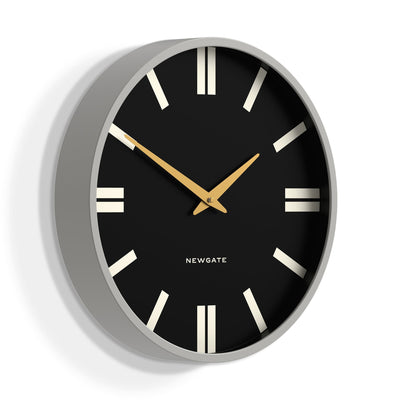 Newgate Universal Wall Clock Plaza Dial Grey