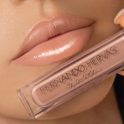 Nude 2 (Warm Peach Nude) Lip Shine Argan Gloss by Fernando Hervas
