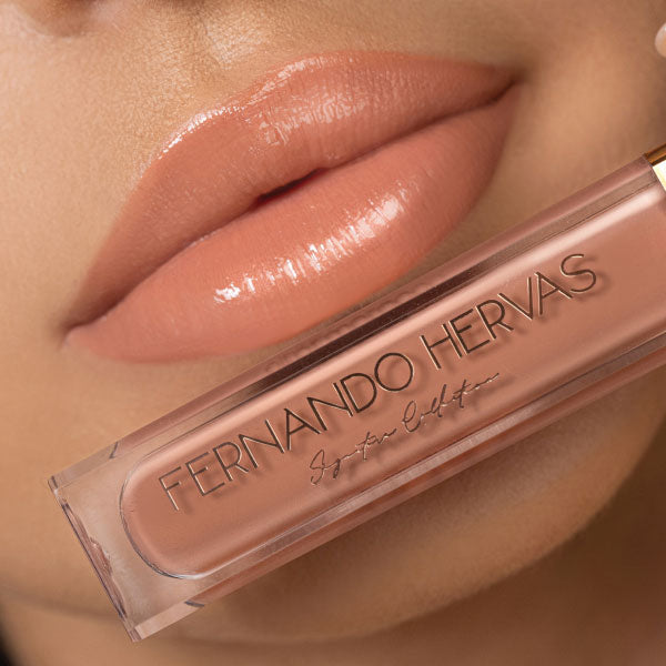 Nude 4 (Mid Tone Nude) Lip Shine Argan Gloss by Fernando Hervas