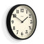 Newgate Number Four Wall Clock Matte Black