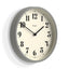 Newgate Number Four Wall Clock Matte Posh Grey