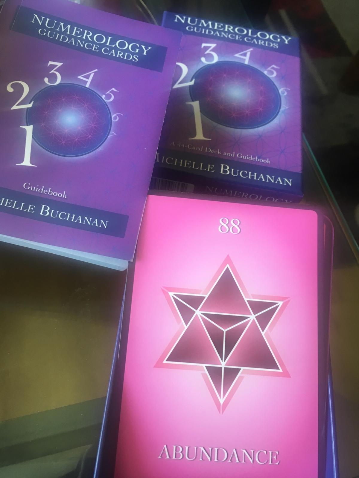 Numerology Guidance Cards: A 44-Card Deck and Guidebook