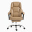 Artiss Executive Office Chair Leather Footrest Espresso